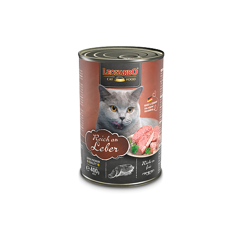 Leonardo Cat Food LEONARDO Reich an Leber