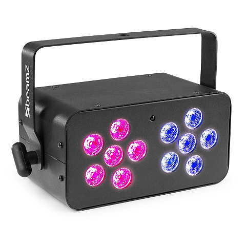 BeamZ DJ BANK 124 RGBW Für die Nutzung im Innenbereich geeignet Disco-Laserprojektor & Stroboskop Schwarz