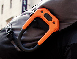 Hiplok DX Schwarz, Orange U-Schloss