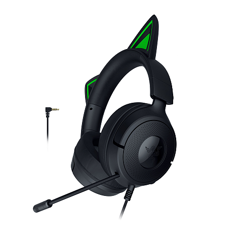 Razer Kraken Kitty V3 X Kopfhörer Kabelgebunden Kopfband Gaming USB Typ-A Schwarz
