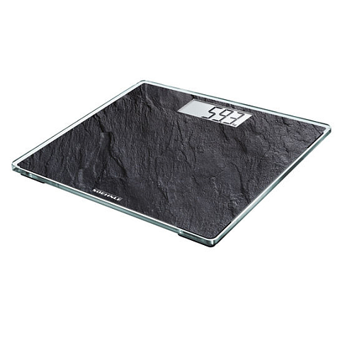 Soehnle Style Sense Compact 300 Quadratisch Schwarz, Silber Elektronische Personenwaage