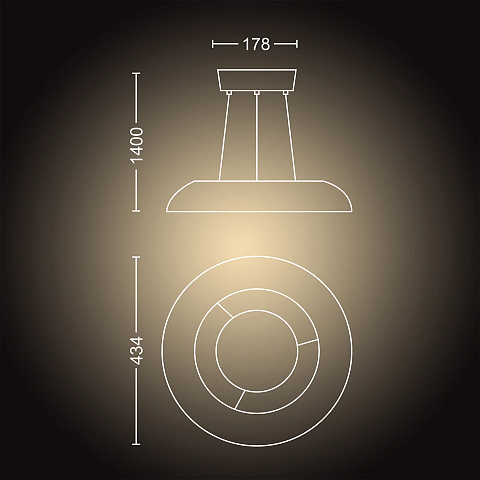 Philips Hue White ambience Amaze Pendelleuchte