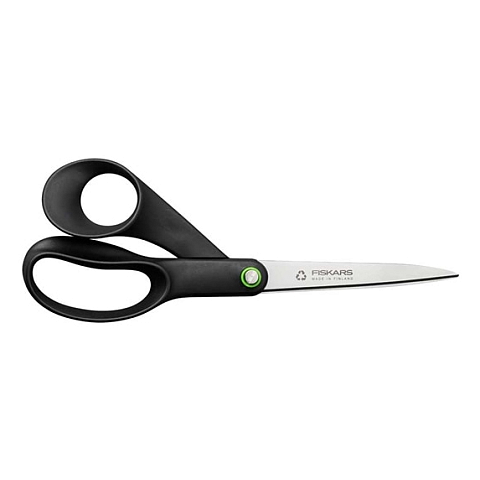Fiskars 1074547 Büro- & Bastelschere Universal Gerader Schnitt Schwarz, Edelstahl