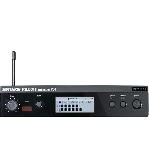 Shure P3TE-K3E Kabelloser Mikrofonsender Tisch-Sender