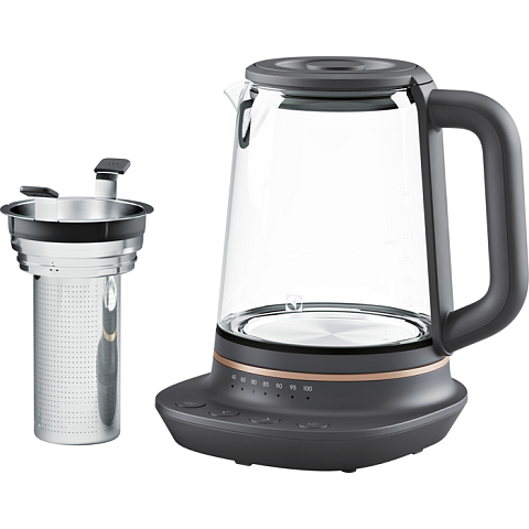 Electrolux E7GK1-8BP Wasserkocher 1,7 l 2000 W Schwarz, Kupfer