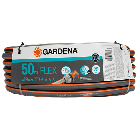 Gardena 18055-20 Gartenschlauch 50 m Über Boden Grau, Orange