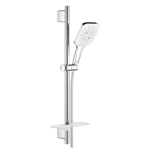 GROHE Rainshower SmartActive 130 Cube Duschsystem 1 Kopf/Köpfe Wand Metallisch