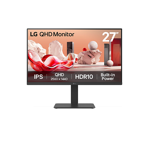 LG 27BA54QB-B Computerbildschirm 68,6 cm (27") 2560 x 1440 Pixel Quad HD LCD Schwarz