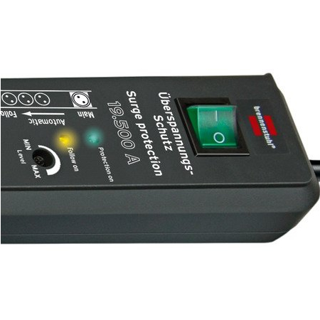 Brennenstuhl 1159490966 Verlängerungskabel 3 m 6 AC-Ausgänge Drinnen Anthrazit