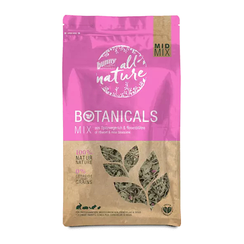 Bunny Nature BOTANICALS MID MIX MIX AUS SPITZWEGERICH & ROSENBLÜTEN
