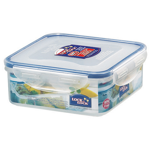 Lock & Lock HPL823 Lebensmittelaufbewahrungsbehälter Rechteckig Box 0,87 l Transparent 1 Stück(e)