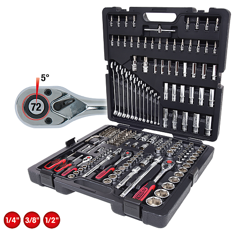 KS Tools 918.0216 Steckdosen/Steckdosen-Set Steckschlüssel-Satz