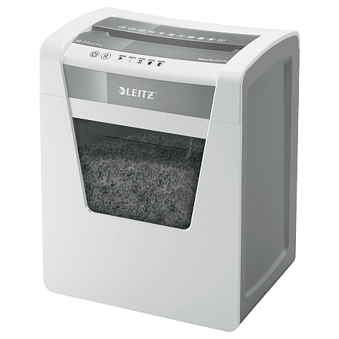 Leitz 80030000 Aktenvernichter Kreuzschreddern 55 dB 22,3 cm Weiß