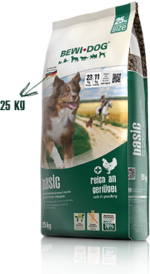Bewi DOG Basic 25kg Adult Mais, Geflügel