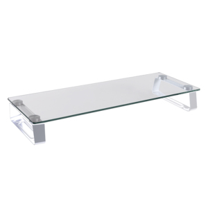 LogiLink BP0027 Flachbildschirm-Tischhalterung 81,3 cm (32") Tisch/Bank Metallisch, Transparent