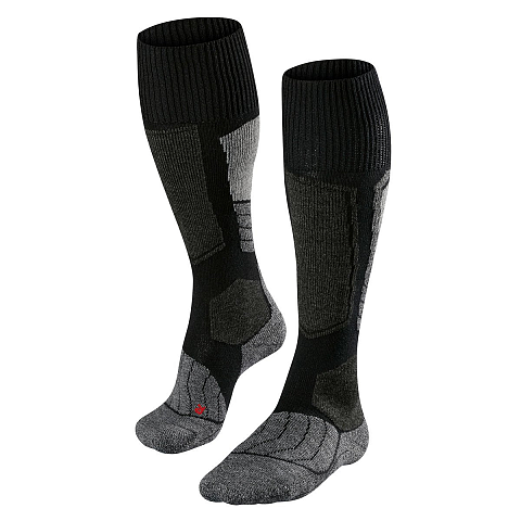 Falke SK1 Weiblich Kniestrümpfe Schwarz, Grau