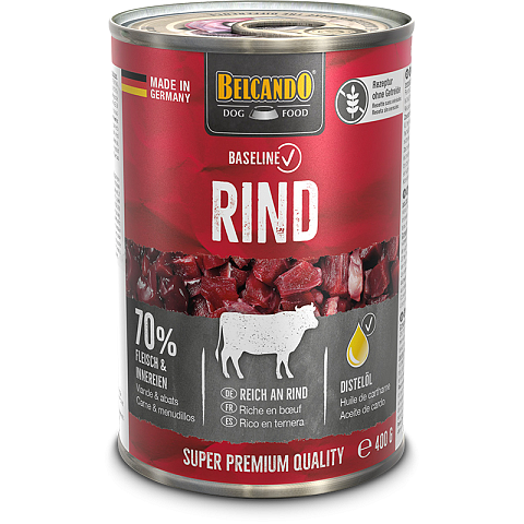Belcando 512425 Hunde-Dosenfutter Rind Adult 400 g