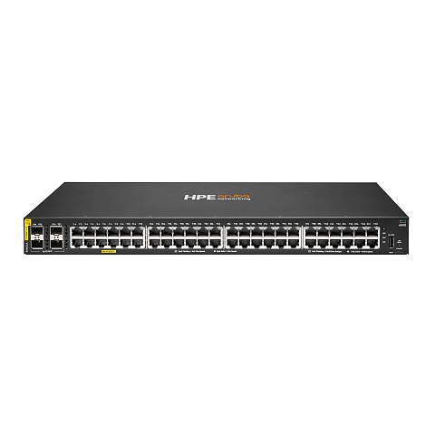 HPE Aruba Networking CX 6000 48G Class4 PoE 4SFP 370W Switch