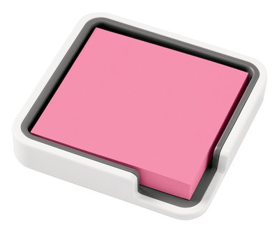 Post-It Note Holder, White Weiß