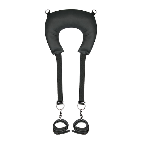 EasyToys Fetish Collection Pillow & Ankle Cuffs Leg Position Strap