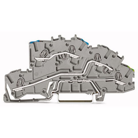Wago 2003-7646 Anschlussblock Grau