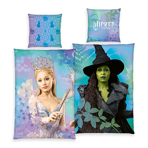 HERDING Wicked Bettwäsche-Set ‘Twilight Magic’ – 135×200 cm, Renforcé