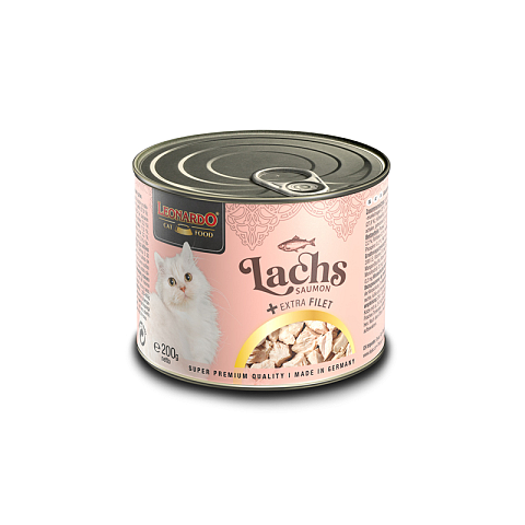 Leonardo Cat Food LEONARDO Lachs + extra Filet