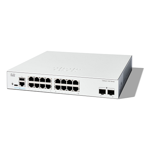 Cisco C1200-16T-2G Netzwerk-Switch Managed L2/L3 Gigabit Ethernet (10/100/1000) Weiß