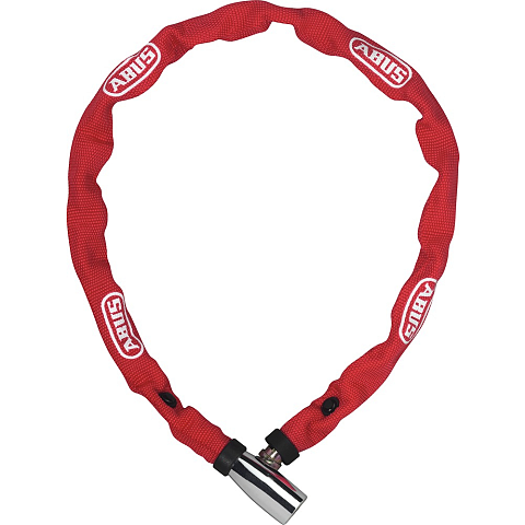 ABUS 57659 Fahrradschloss Rot 1100 mm Kettenschloss