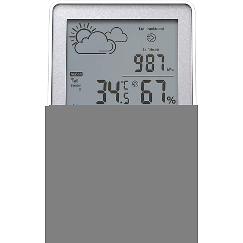 Technoline WS 9218 Digitale Wetterstation Weiß Akku