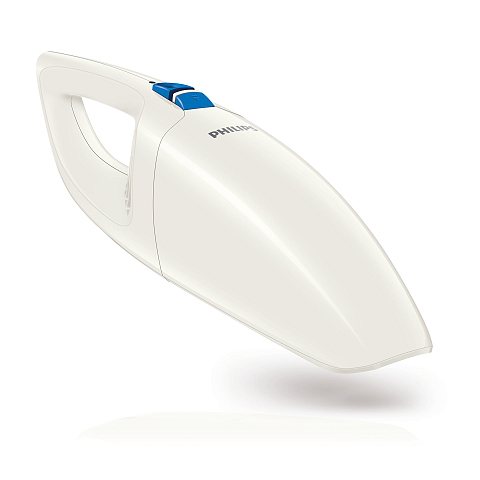 Philips MiniVac 3,6 V Handstaubsauger, weiß, 2 Zubehörteile