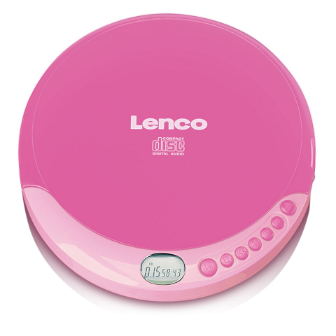 Lenco CD-011 Pink Tragbarer CD-Player