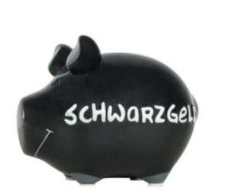G. Wurm 10027112 Spardose Schwarz Keramik 3 Stück(e)