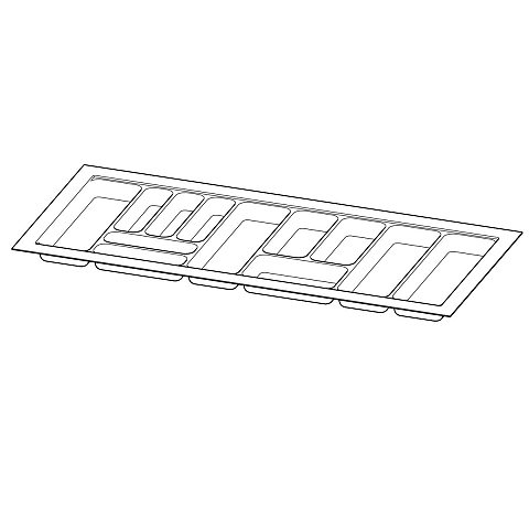Hettich 9194942 Schubladenrolle & -schiene 550 mm