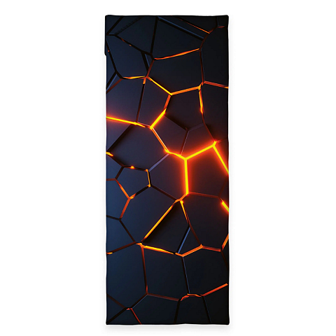 HERDING 6959201547 Badetuch 50 x 110 cm Polyester Blau, Orange, Rot 1 Stück(e)