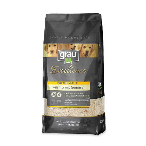 Grau Excellence 5 kg Adult Reis, Gemüse