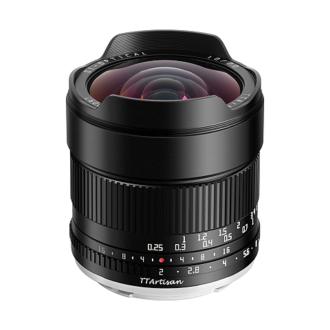 TTArtisan APS-C 10mm F2 ASPH. MILC Ultraweitwinkelobjektiv Schwarz