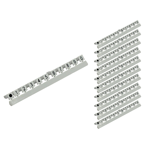 Alcasa GC-N0070 Kabelmarkierer Weiß 100 Stück(e)
