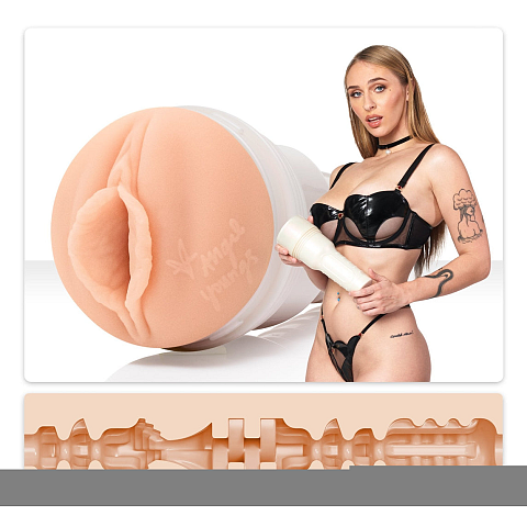 Fleshlight Angel Youngs Taschenlampen-Masturbator Natürlich/Natur