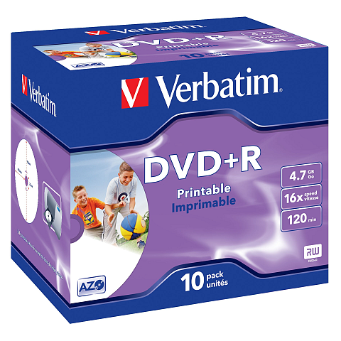 Verbatim 43508 DVD-Rohling 4,7 GB DVD+R 10 Stück(e)