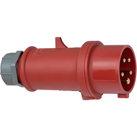 Brennenstuhl 1081310 Elektrischer Netzstecker Schwarz, Rot