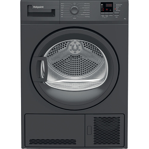 Hotpoint C HD C82 GGGD UK Wäschetrockner Freistehend Frontlader 8 kg Anthrazit