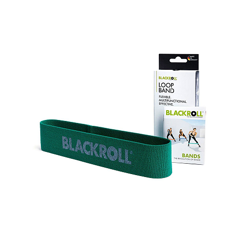 Blackroll Loop Medium Übungsband Mittel Textil Grün