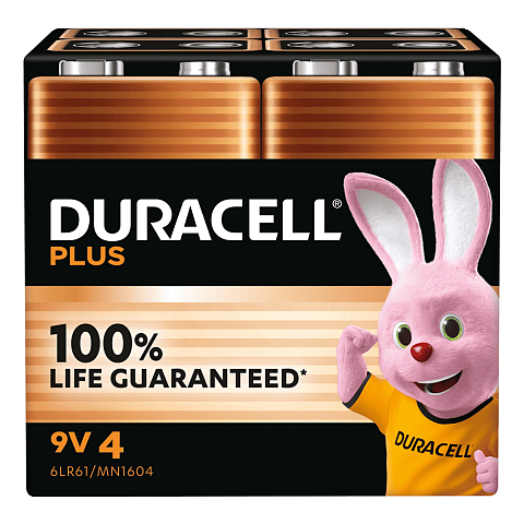 Duracell Plus Power Einwegbatterie 9V Alkali