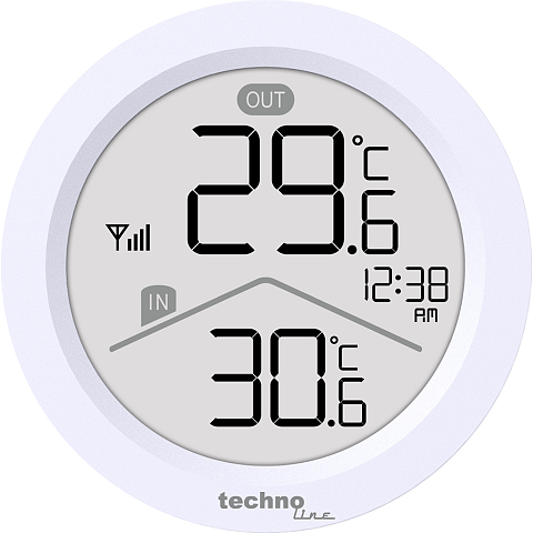 Technoline WS 9168 Temperatur- & Feuchtigkeitssensor Drinnen/Draußen Temperatursensor Freistehend
