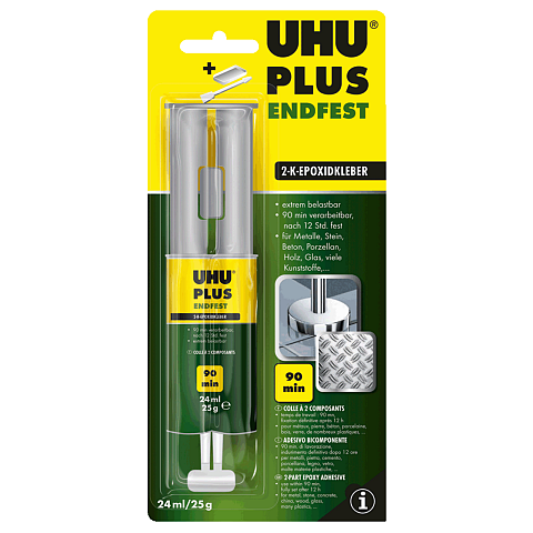 UHU PLUS ENDFEST Zwei-Komponentenkleber 45585 25 g