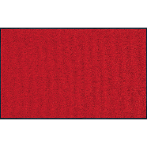 wash+dry 005674 Türmatte Dekorative Fußmatte Drinnen Rechteckig Rot