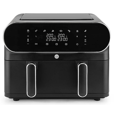 Wilfa AF-2x50DUAL Doppel 11 l Eigenständig Heißluftfritteuse Schwarz