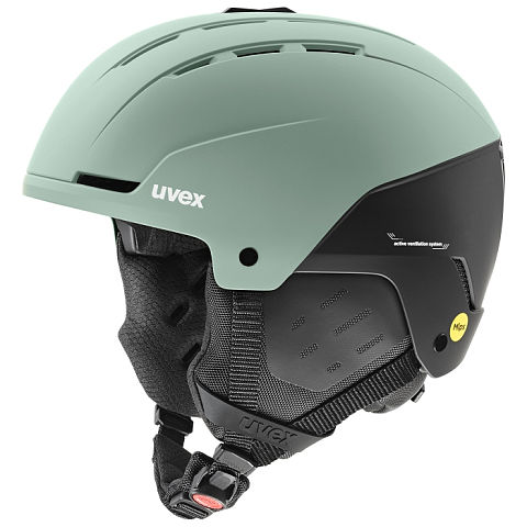 Uvex stance MIPS Schwarz, Grün