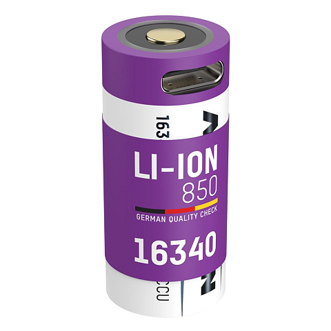 Ansmann 1300-0015 Haushaltsbatterie Wiederaufladbarer Akku 16340 Lithium-Ion (Li-Ion)